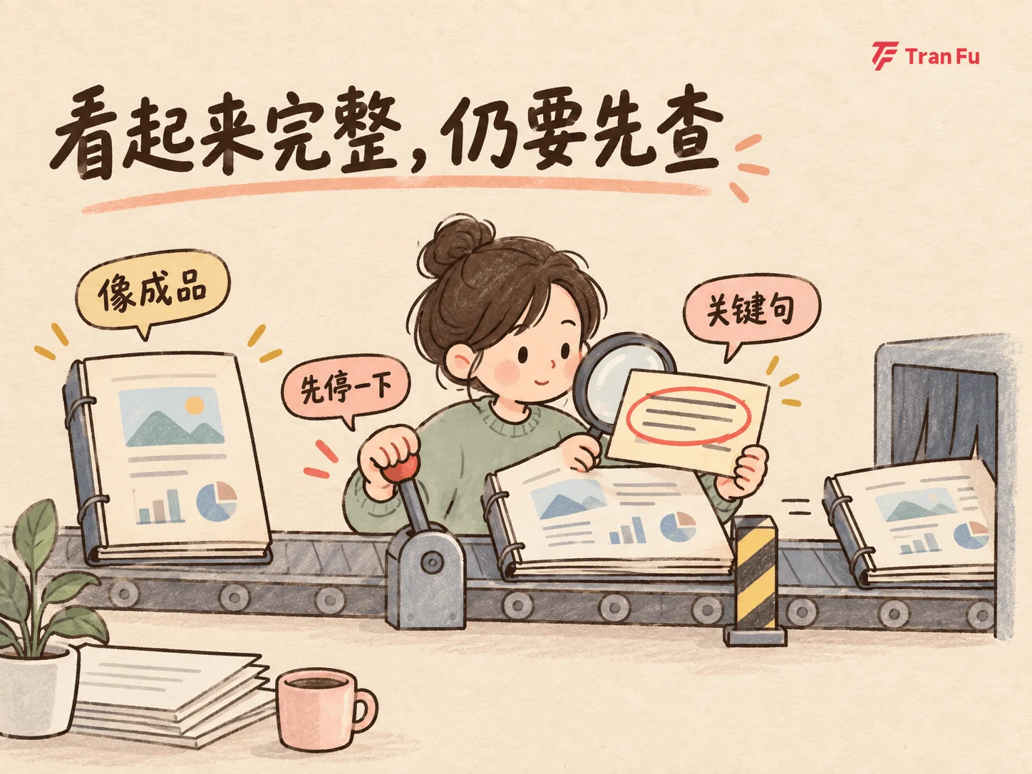 材料齐不等于已经确认